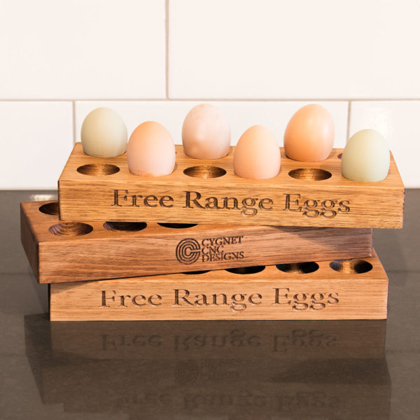 Wooden Egg Holder CNC Designs