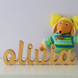 Wooden Names or Words