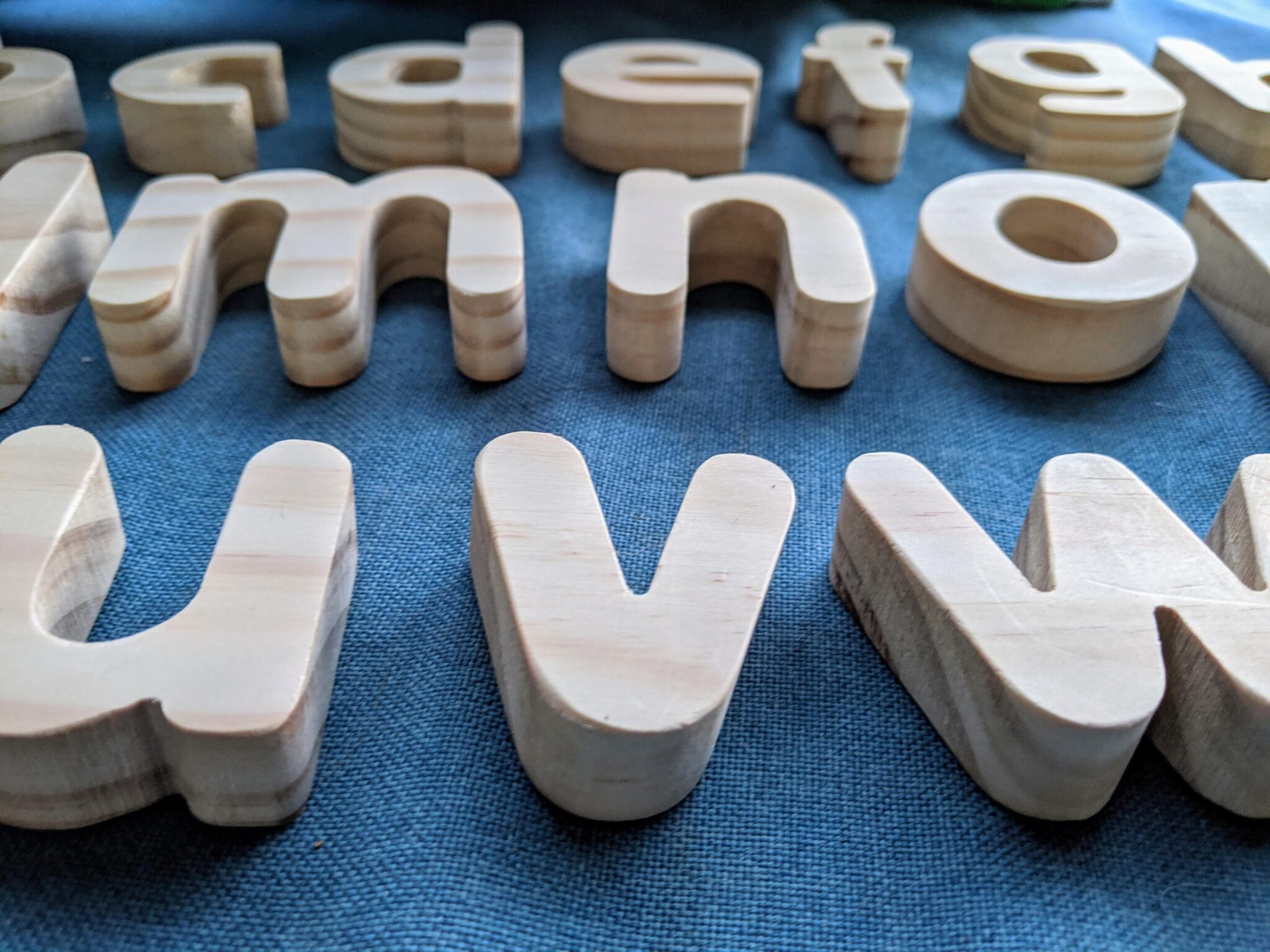 Wooden Alphabet Letter Set Cygnet Cnc Designs