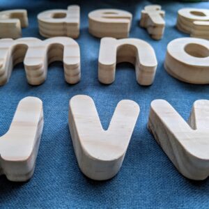 Wooden Alphabet Letter Set
