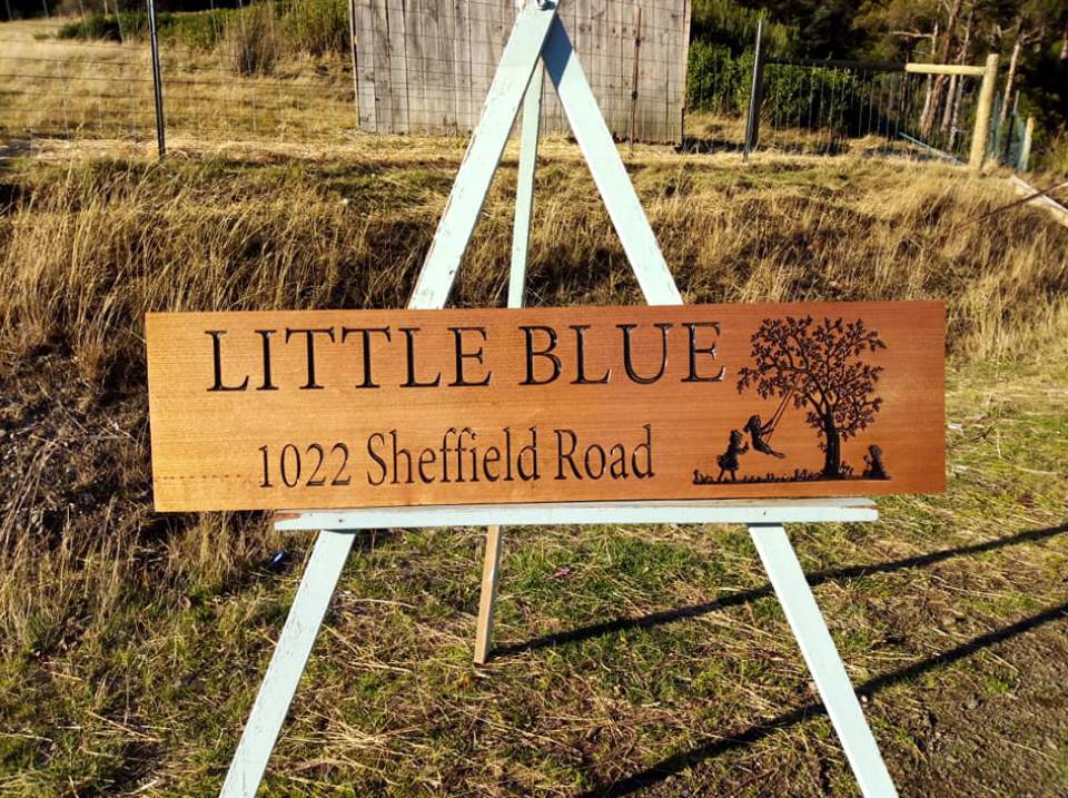 timber engraved signs